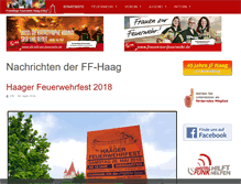Tablet Screenshot of ff-haag.de